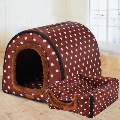 Portable Warm Pet Kennel Bed